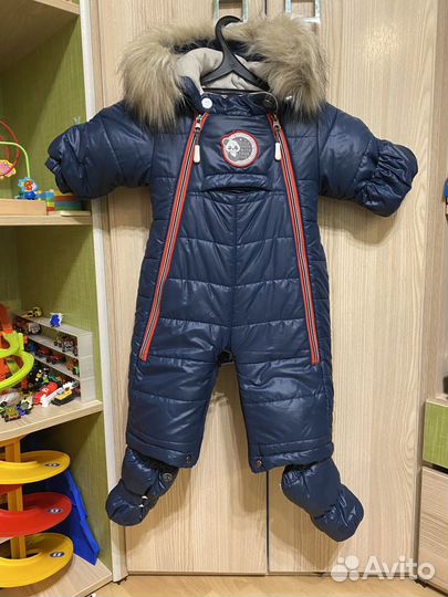 Зимний комбинезон для мальчика 56-74