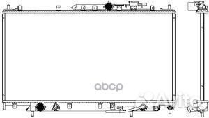 Радиатор mitsubishi galant 98-02 33211026 33211026