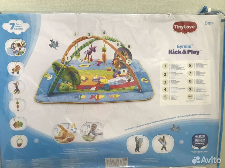 Развивающий коврик tiny love