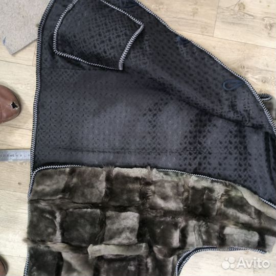 Желет жилетка мутон двухсторонний вариант