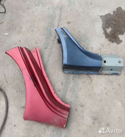 Части правого порога Mitsubishi Lancer 10(X)