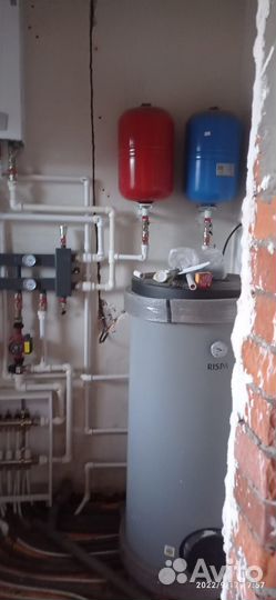 Монтаж систем отопления и водоснабжения