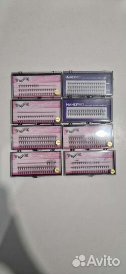 Накладные ресницы пучки