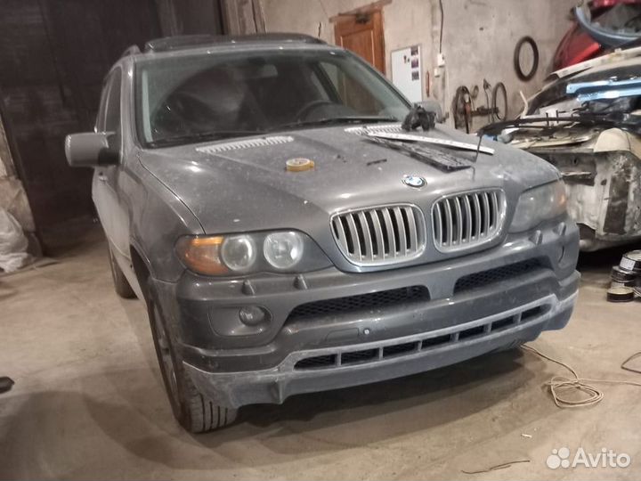 Губа переднего бампера bmw e53 рест