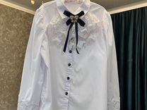 Блузка школьная нарядная 134