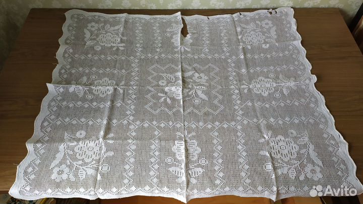 Шторы кружевные СССР скатерти салфетки