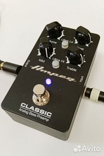 Басовый преамп Ampeg Classic analog bass preamp