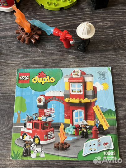 Lego duplo пожарное депо 10903