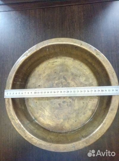 Латунный таз для варенья