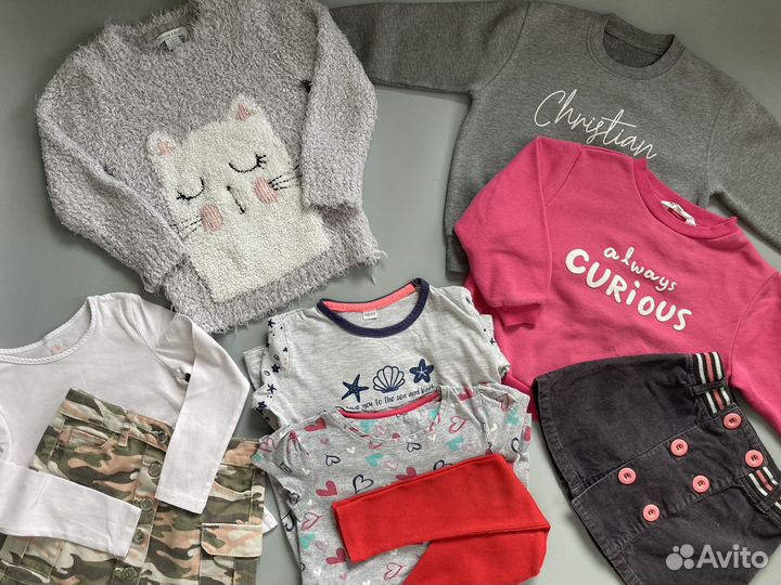 Вещи на девочку 110 116 H&M, mothercare