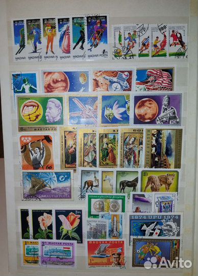 Почтовые марки Венгрия, Румыния 50-90 гг