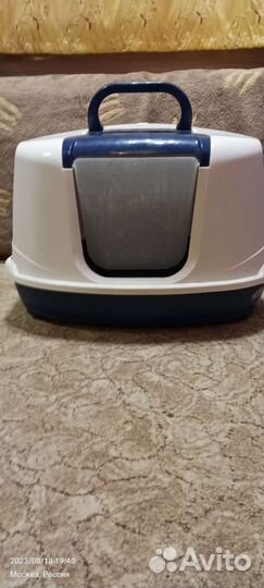 Закрытый лоток для кошек большой