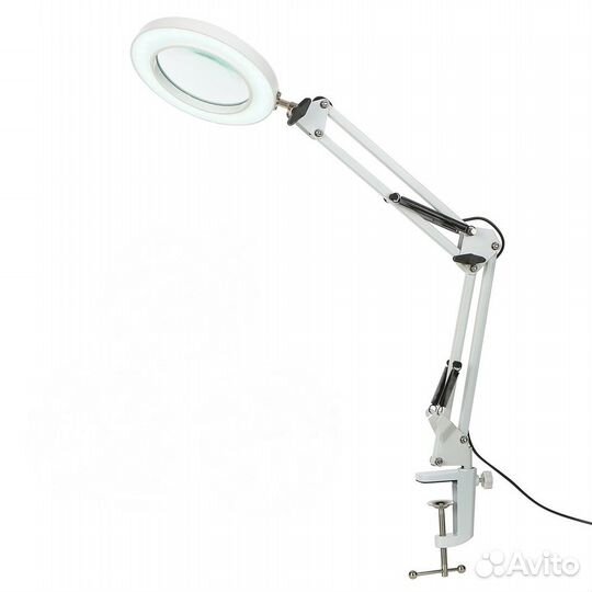 Лампа лупа настольная светодиодная
