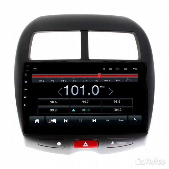 Магнитола Mitsubishi ASX, пежо 2010-16 android