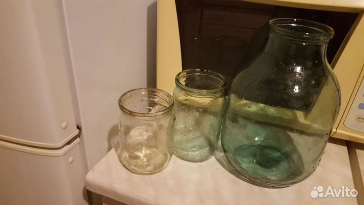 Банки стеклянные 0,7л.,0,5 л