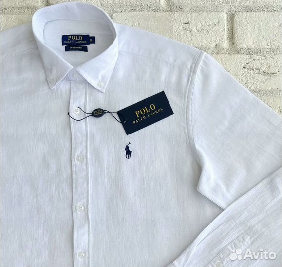 Льняная рубашка Ralph Lauren