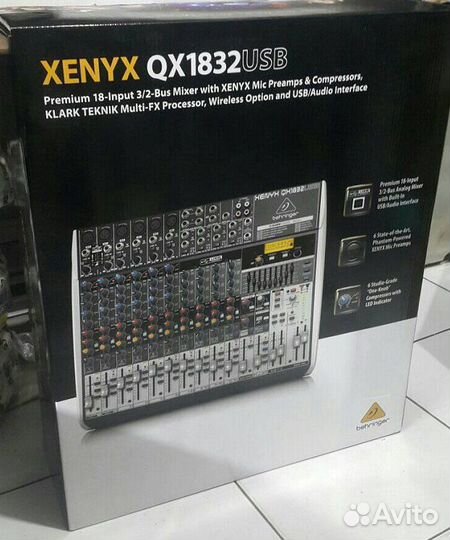 Behringer QX1832USB микшерный пульт Новый Гарантия