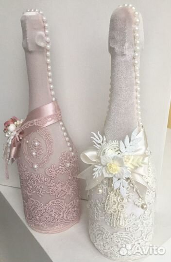 Бархатные чехлы на бутылки