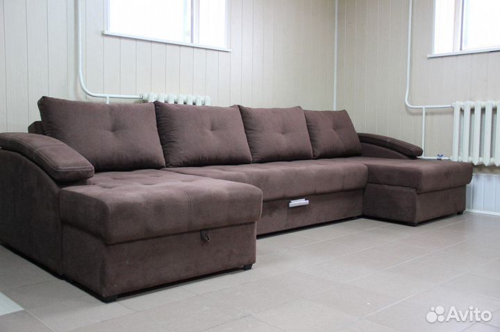 П образный диван