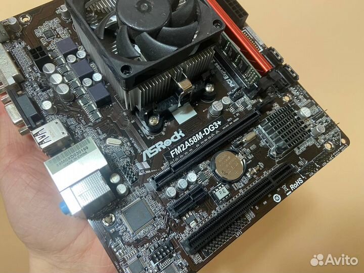 Комплект Athlon X4 840 + ASRock FM2A58M-VG3+ 8gb