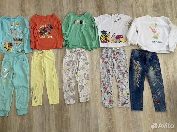 Вещи пакетом для девочки 98 104