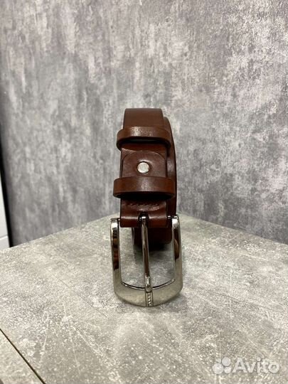 Мужской ремень из натуральной кожи ручной работы