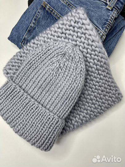 Шапка ручной работы из перуанской шерсти