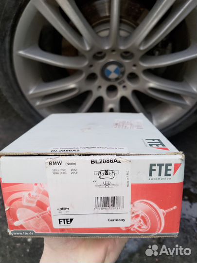 Колодки BMW 3 f20-f30 -f34 FTE, Germany