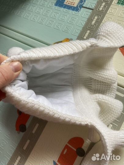 Детская зимняя шапка Журавлик