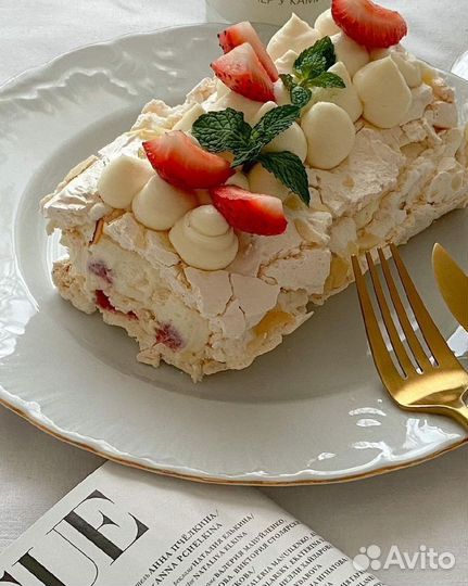 Меренговый рулет