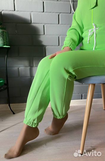 Комбинезон на флисе женский