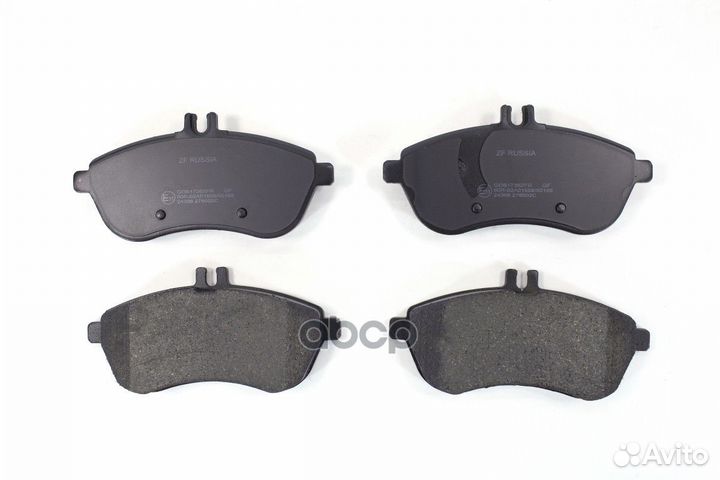 Колодки тормозные передние mercedes benz W204 2