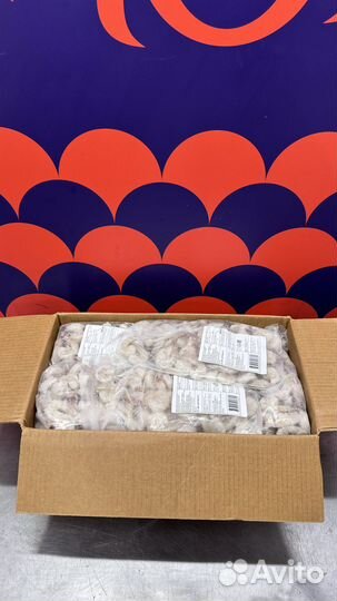 Креветка тигровая, очищенная с хвостом, 31-40шт/кг