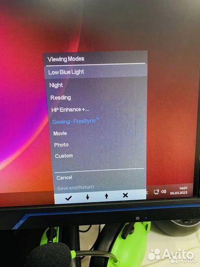 Игровой монитор HP 27