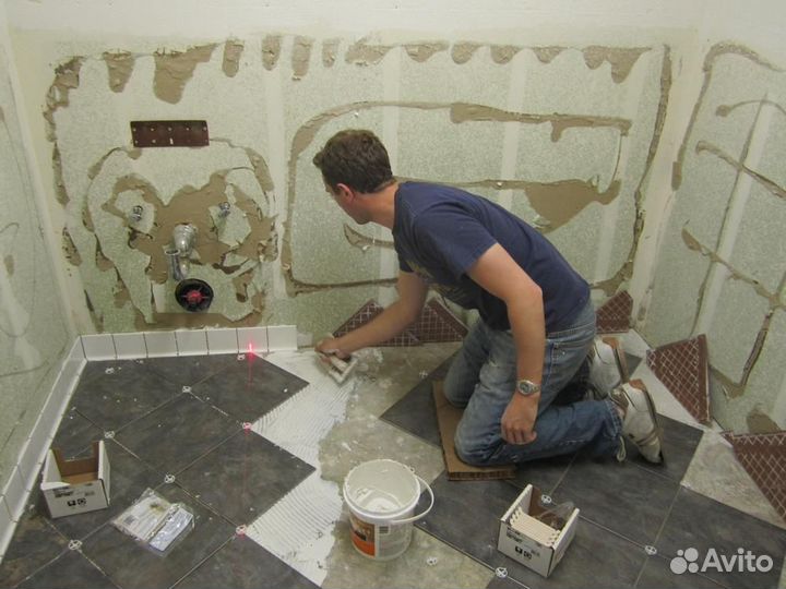 Ремонт ванной Ремонт квартир, отделка, плитка