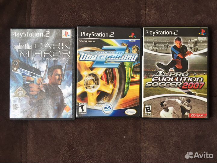 Диски на sony playstation 2