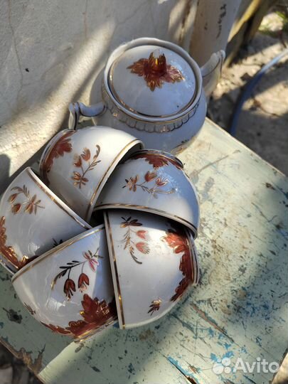 Чайный сервиз вербилки СССР