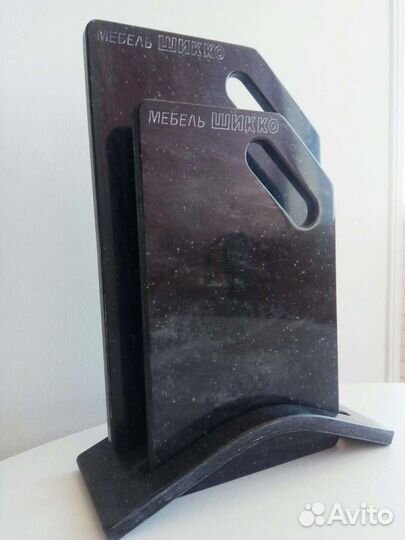 Доска разделочная из камня (набор 2 шт)