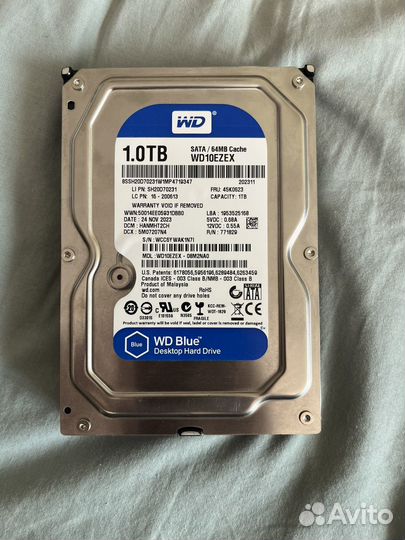 Жесткий диск 1 тб