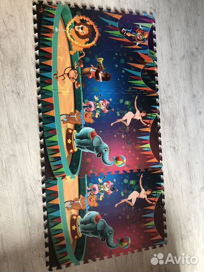 Мягкий коврик пазл