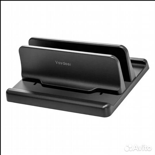 Подставка для ноутбука вертикальная черная