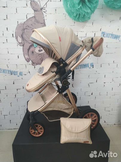 Коляска трансформер 3 в 1 новая и 2в1