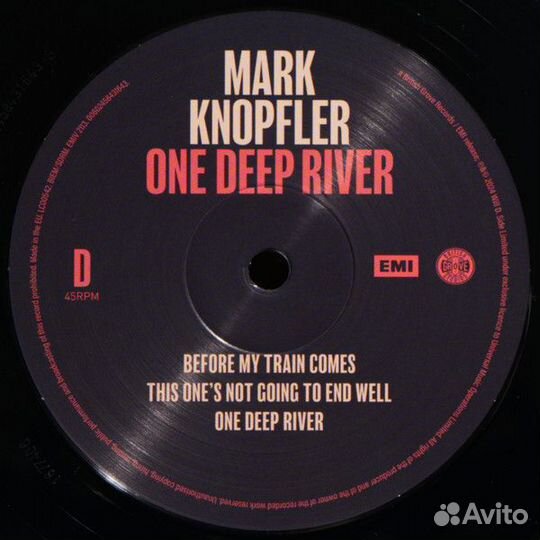 Mark Knopfler - One Deep River Black Vinyl (602