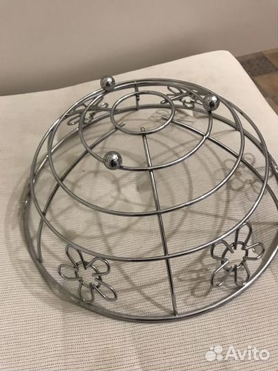 Ваза для фруктов металлическая