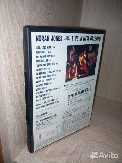 Norah Jones. Live in New Orleans.DVD диск.Лицензия