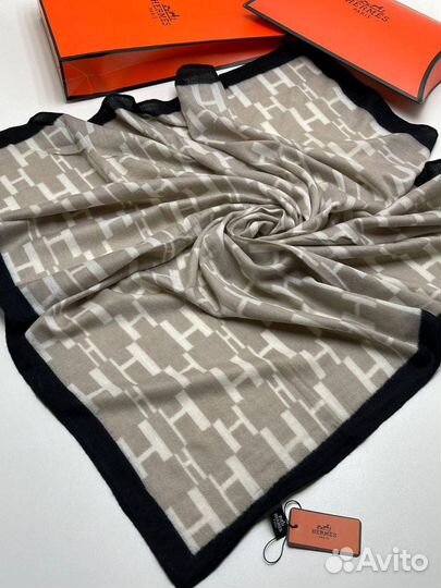 Платок hermes шерсть
