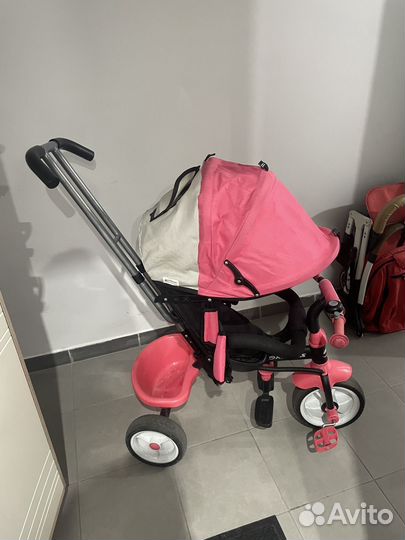 Велосипед коляска с ручкой