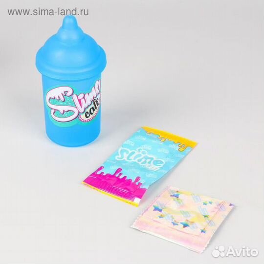 Набор для творчества Slime cafe, 4 баночки, для де