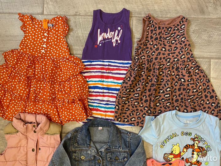 Пакет одежды на девочку 104 110