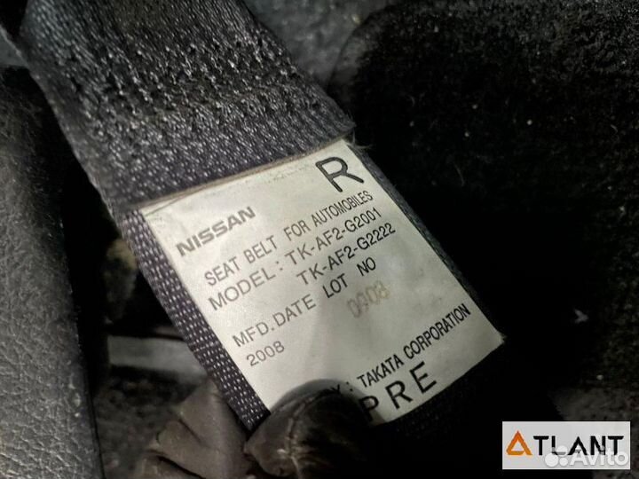 Замок двери задний левый nissan note